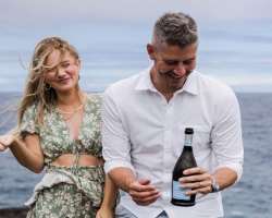 Arie Luyendyk Jr. consuming alcohol